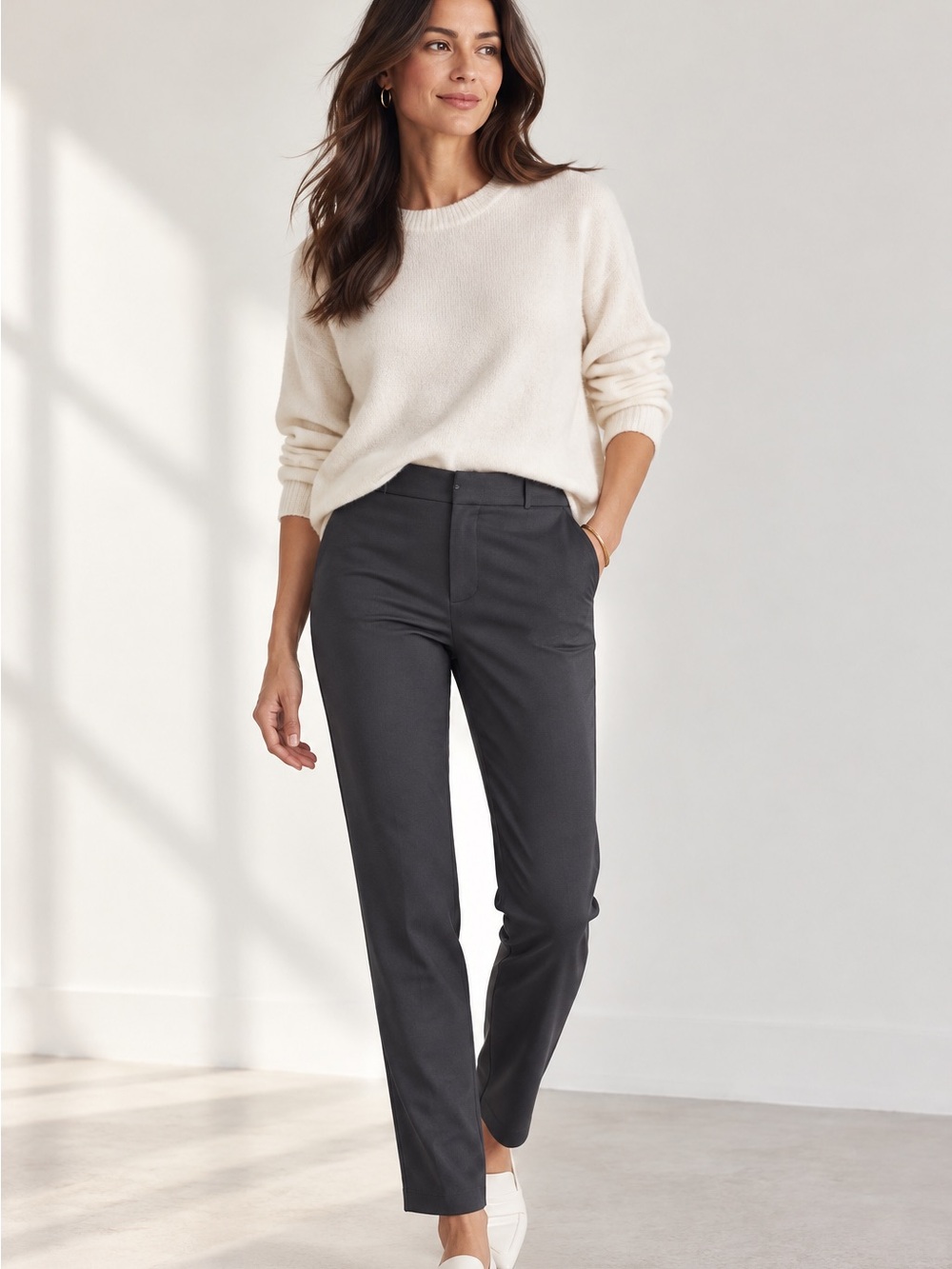 NWT The Reset Graphite Japanese Stretch Slim Straight Pants Sz Large